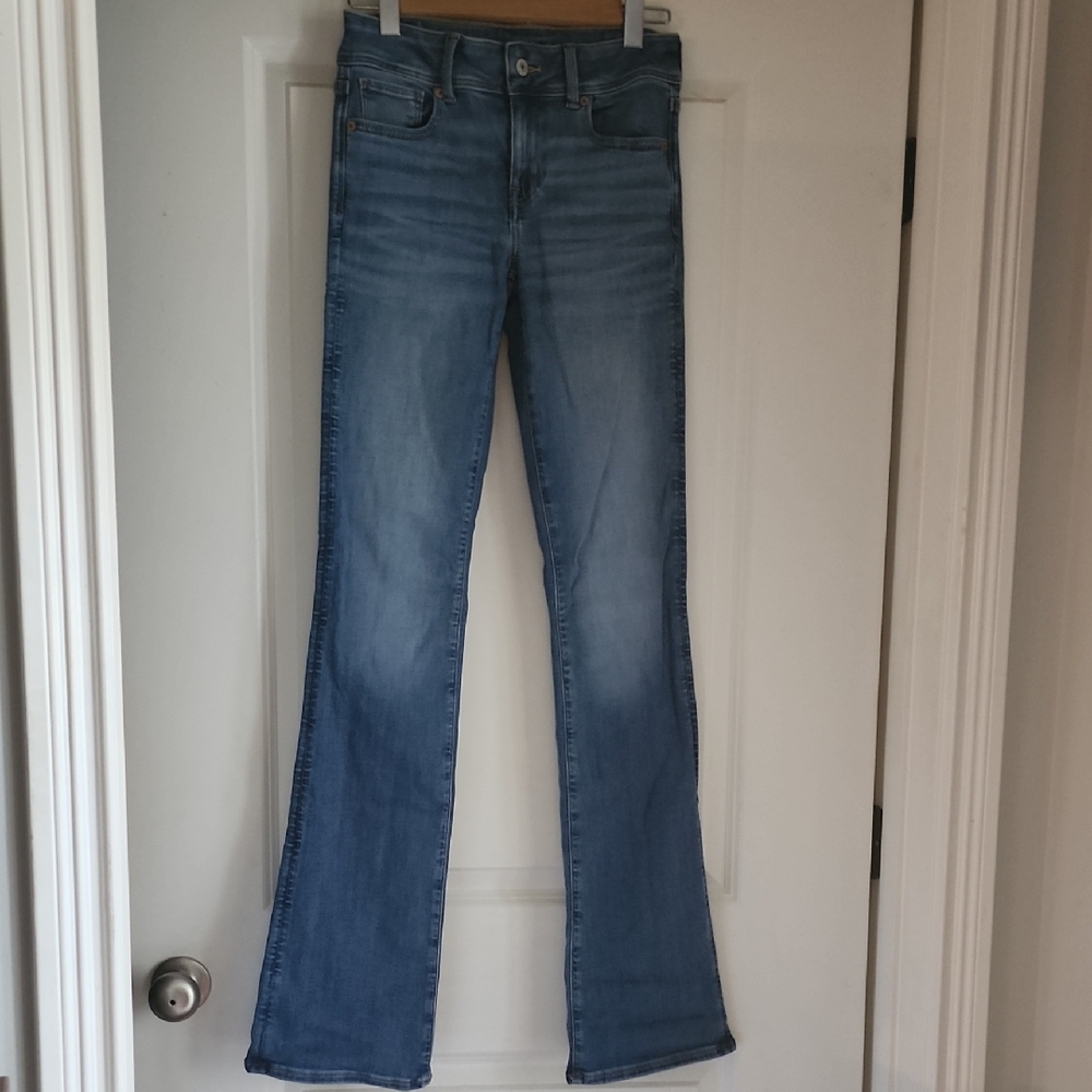 American Eagle Outfitters Light Blue Flare Jeans NWT